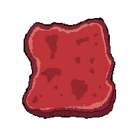 dried meat jerky  loose scattered