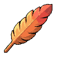 feather arrow flight  glowing magical
