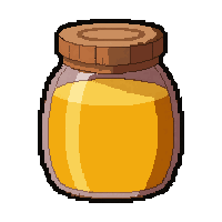 honey pot jar  raw unprocessed