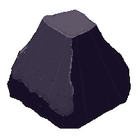 iron ore chunk  abundant pile