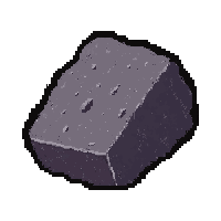 iron ore chunk  damaged crumbling