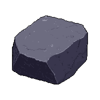 iron ore chunk  wet and damp