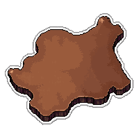 leather hide tanned  loose scattered