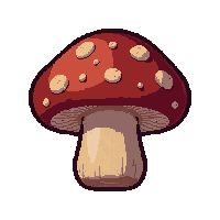 mushroom edible  wrapped for storage