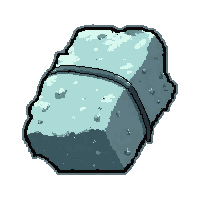 salt crystal mineral  bundled tied together