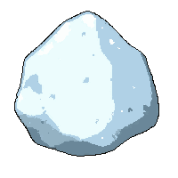 salt crystal mineral  loose scattered