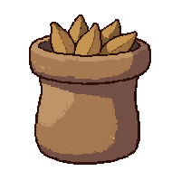 seed pouch garden  dried and preserved
