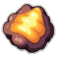 shell animal bone  glowing magical