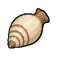 shell animal bone  wrapped for storage