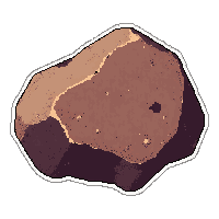 stone rock flint  dried and preserved
