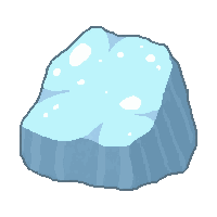 stone rock flint  frozen cold