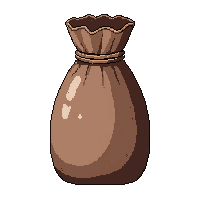 water skin canteen  bundled tied together