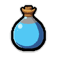 water skin canteen  freshly gathered