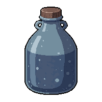 water skin canteen  moldy old spoiled