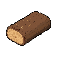 wood log firewood  dried and preserved