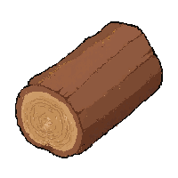 wood log firewood  freshly gathered