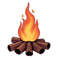 bow drill fire  metal salvaged
