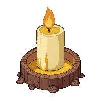 candle tallow wax  handmade crude