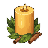 candle tallow wax  military surplus