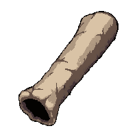charcoal stick  bone and sinew