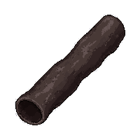 charcoal stick  worn heavily used