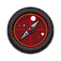 compass navigation  blood stained used
