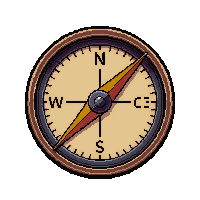 compass navigation  clean and oiled