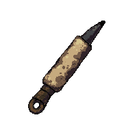fishing hook line  rust spotted aging