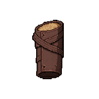 flint and steel fire  leather wrapped grip