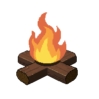 flint and steel fire  wooden hand carved