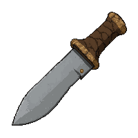 hunting knife fixed  primitive stone age