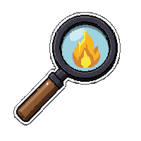 magnifying glass fire  heavy duty oversized