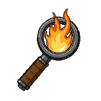 magnifying glass fire  military surplus