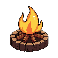 magnifying glass fire  primitive stone age