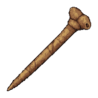 needle and thread  bone and sinew
