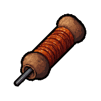 needle and thread  rust spotted aging