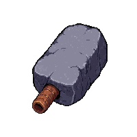 stone hammer tool  handmade crude