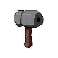 stone hammer tool  makeshift improvised