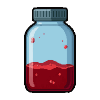 water purifier bottle  blood stained used