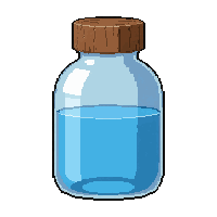 water purifier bottle  handmade crude