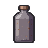 water purifier bottle  rust spotted aging