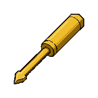 golden screwdriver  simple basic