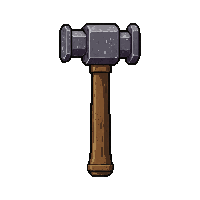 iron hammer  brand new shiny