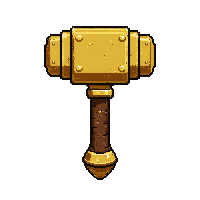 iron hammer  legendary golden