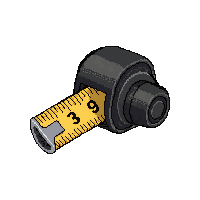 measuring tape roll  broken damaged