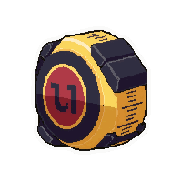 measuring tape roll  cursed dark