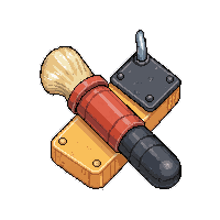 paintbrush art  well used reliable