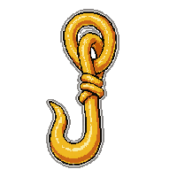 rope and hook grapple  legendary golden