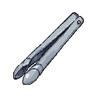 silver tongs  simple basic