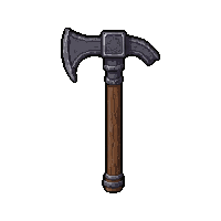 steel pickaxe  broken damaged